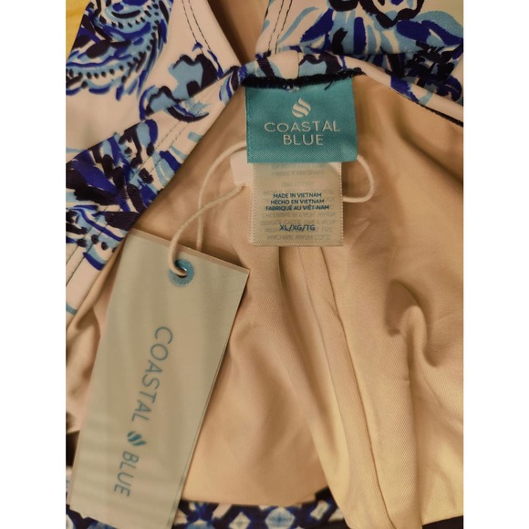 Coastal Blue Women Swimsuit Empire Waist Swimsuit NWT Sz XL - Picture 3 of 4